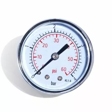 Ocean Blue Threaded Gauge, 1/4 in Threads