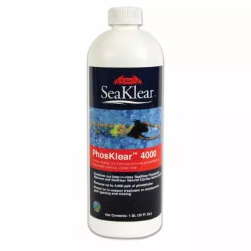 SeaKlear PhosKlear 4000, 1 Quart - Powerful Phosphate Remover & Clarifier