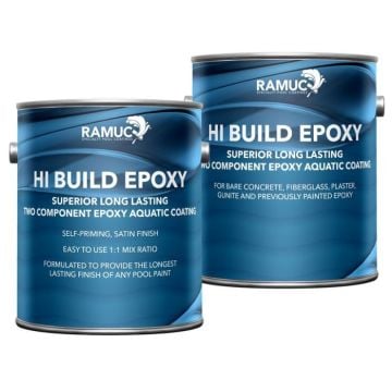Ramuc Hi-Build Epoxy 2 Gallon Pool Paint, Black