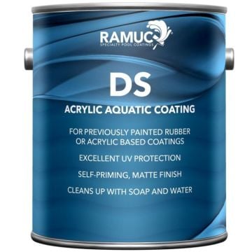 Ramuc910132101 DS Acrylic 1 Gallon Pool Paint, Black