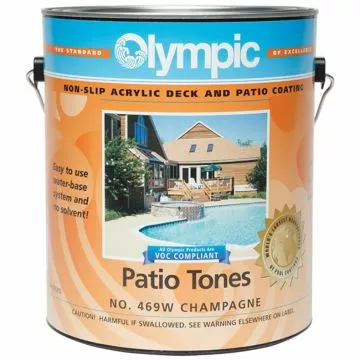Olympic Non-Slip Acrylic Deck and Patio Coating No. 469W Champagne