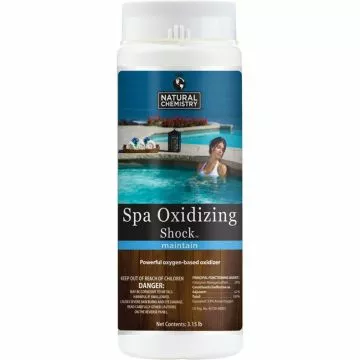 Front view of Natural Chemistry Spa Oxidizing Shock, 3.15 lb