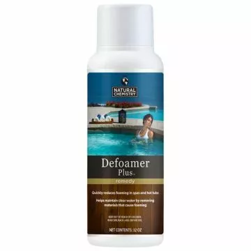 Front view of Natural Chemistry Spa Defoamer Plus, 32 oz
