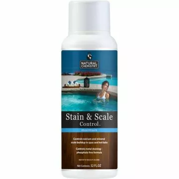 Front view of Natural Chemistry Spa Stain and Scale Control, 32 oz