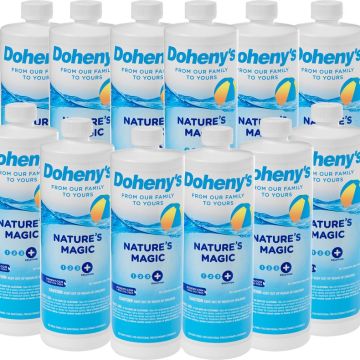Doheny's Nature's Magic – Natural Enzyme Pool Cleaner - (12) 1 Quart Bottles