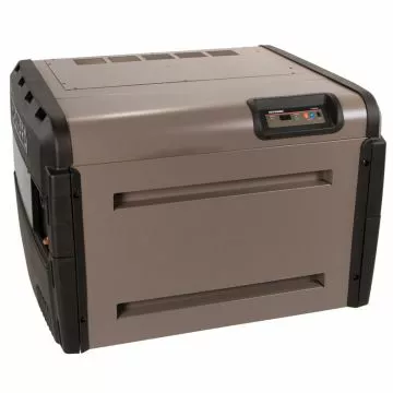 side view of Hayward Universal H-Series H200 Low NOx Pool Heater, 200,000 BTU, Propane Gas