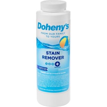 Doheny's Stain Remover -Easy-to-use granular stain remover for pools – Watch stains disappear - 2 lb. Bottle