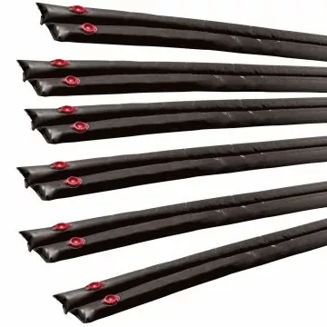 Black 24 Gauge Water Tube Bag, 8 ft., 6 Pack