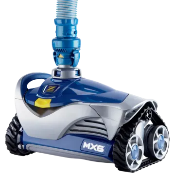 Front angled view of the Zodiac MX6 Inground / Above Ground Suction Pool Cleaner