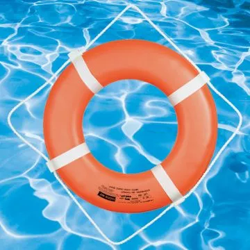Jim Buoy Life Ring Buoy, 24 in, Orange