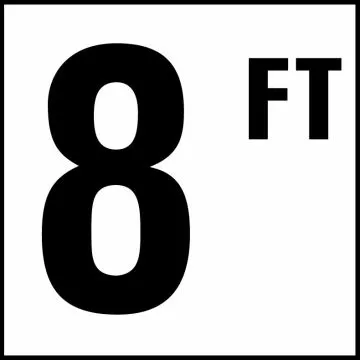 Inlays C610080 Foot Series Smooth Ceramic Info Tile, 8 FT