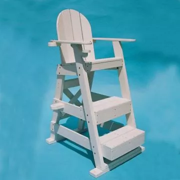 Tailwind Resin Medium Lifeguard Chair, White