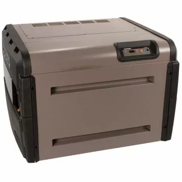Side view of Hayward Universal H-Series H200 Low NOx Pool Heater, 200,000 BTU, Natural Gas

