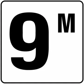 Inlays V623090 Metric Series Stick-on Vinyl Info Tile, 9 M