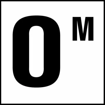 Inlays G613000 Metric Series Glass Overlay Info Tile, 0 M