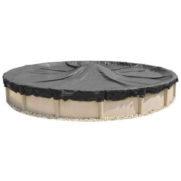 5 Year Above Ground Round Mesh Winter Cover on Pool and no background