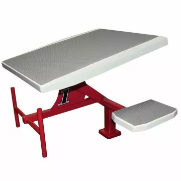 SR Smith Velocity Single Post Starting Platform, Side Mount, Blue