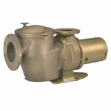 Pentair Commercial Bronze 3 Phase Inground Pool Pump with Hair and Lint Pot, 220/440V, 20 HP
