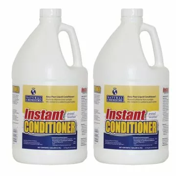 Natural Chemistry Instant Pool Water Conditioner – Stabilize Chlorine for Longer Lasting Protection - 2 Gallons - (2) 1 Gallon Jugs