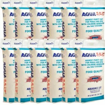 AquaSalt (12) 40 lb Bags