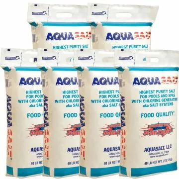 AquaSalt (6) 40 lb Bags