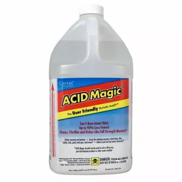 Certol Acid Magic, 1 Gallon Jug - User-Friendly Muriatic Acid with 90% Fewer Fumes