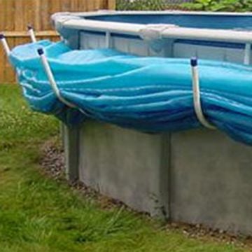 Solar Saddle Pool Cover Holder