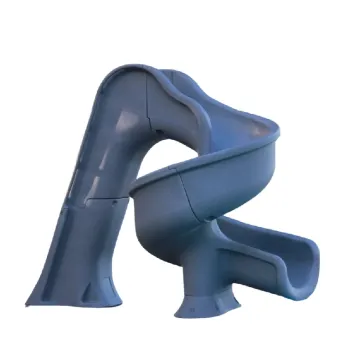 Global Pool Products Tsunami Pool Slide, Grey
