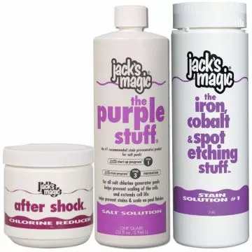 Jack's Magic Stain Solution #1 Value Pack for Salt Water Pools