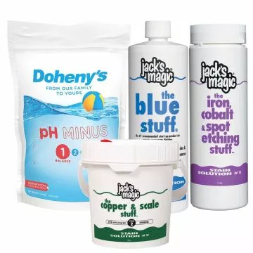 Jack's Magic Iron Scale Treatment Value Pack for Chlorine Pools