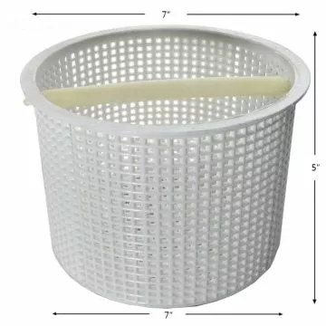 Skimmer Basket Hayward W / Hole Spx1080e Plastic Btm: 7" Ht: 5"