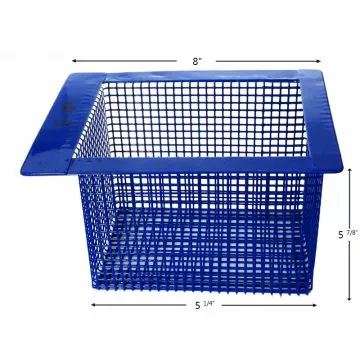 Skimmer Basket Doughboy Powder Coated Btm: 5 1/4" Top: 8" Ht: 5 7/8"