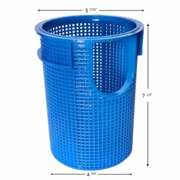 Pump Basket Swimquip Xlvii 169200017 Powder Coated Btm: 4 5/8" Top: 5 7/16" Ht: 7 1/4"