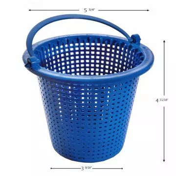 Pump Basket Aquaflo / Pentair Purex Eastside Tapered 072814 Powder Coated Btm: 3 9/16" Top: 5 3/4" Ht: 4 11/16"