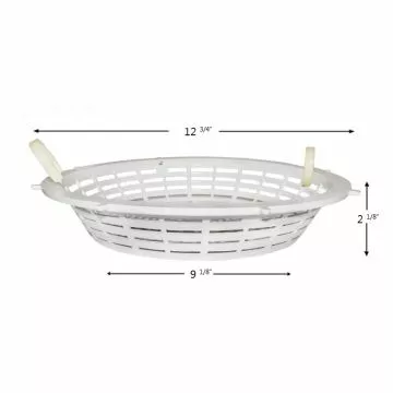 Skimmer Basket Landon Plastic Btm: 9 1/8" Top: 12 3/4" Ht: 2 1/8"