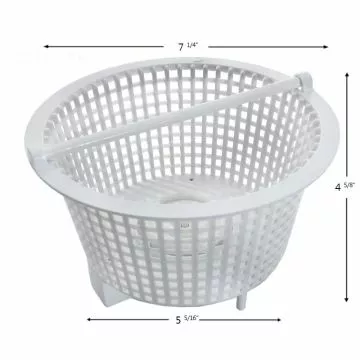 Skimmer Basket Pentair / Pacfab Ig Skimclean 513036 Plastic Btm: 5 5/16" Top: 7 1/4" Ht: 4 5/8"
