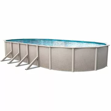 Doheny's Concord 52 inch Pool, 18x33 feet Oval - Durable Steel Pool for Your Backyard