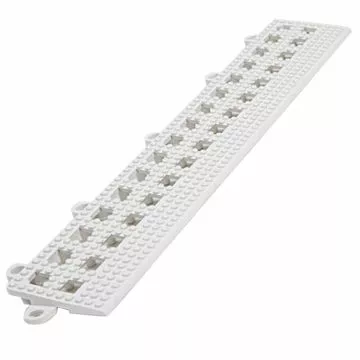 Dri-Dek 2x12 in Beveled Edge Tile Pool Decking, White
