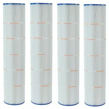 Pleatco Filtration PCC130-PAK4-EC Pool Filter Cartridge Replacement for Unicel: C-7472-4, Filbur: FC-6475, OEM Part Numbers: 817-0143, 178585, R173578, 4 Pack