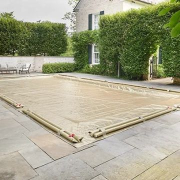 20 Year Inground Solid Winter Cover on pool
