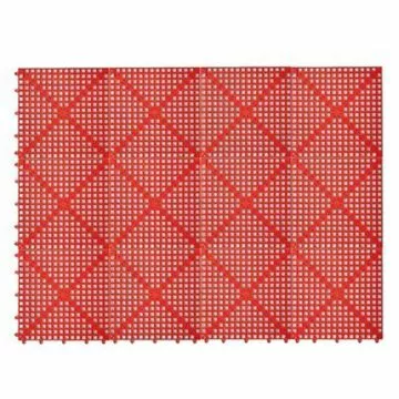 Dri-Dek 3x4 ft Sheet Tile Pool Decking, Red