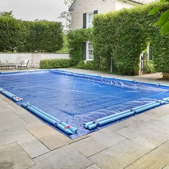 16 Year Inground Solid Winter Cover on pool