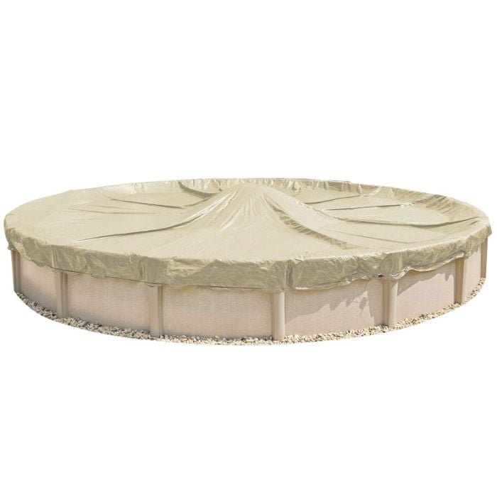 20 Year Above Ground Round Pro-Tek Winter Cover on Pool and no background 20 Year Above Ground Round Pro-Tek Winter Cover on Pool and no background