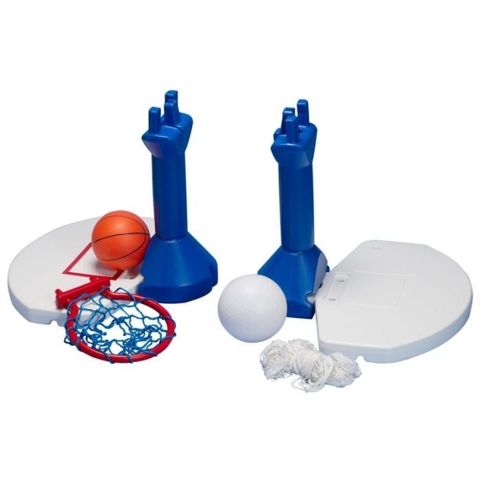 Basketball and Volleyball 2-in-1 game