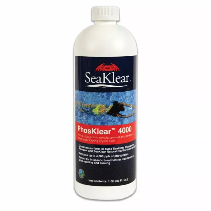 SeaKlear PhosKlear 4000, 1 Quart - Powerful Phosphate Remover & Clarifier SeaKlear PhosKlear 4000, 1 Quart - Powerful Phosphate Remover & Clarifier