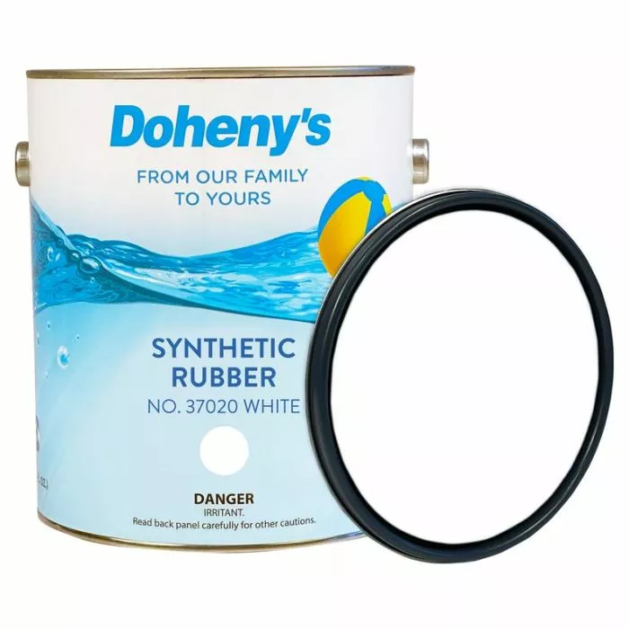 Doheny's Synthetic Rubber Base 1 Gallon Can with White Watch Lid