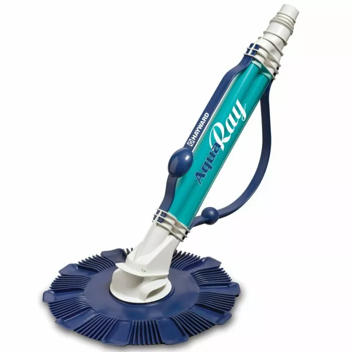 Aqua Ray Above Ground Suction Pool Cleaner - front angled view Aqua Ray Above Ground Suction Pool Cleaner - front angled view