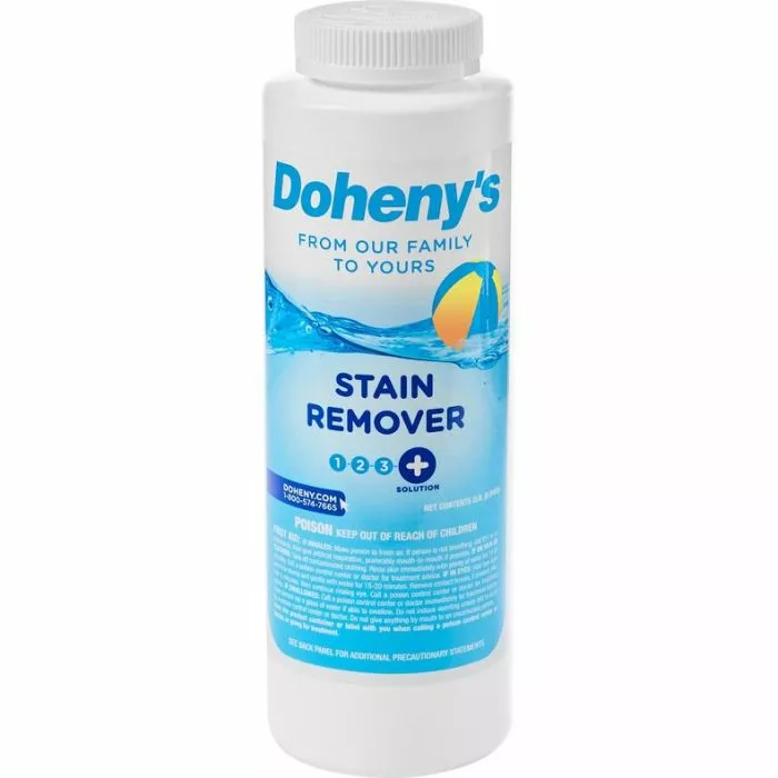 Doheny's Stain Remover -Easy-to-use granular stain remover for pools – Watch stains disappear - 2 lb. Bottle Doheny's Stain Remover -Easy-to-use granular stain remover for pools – Watch stains disappear - 2 lb. Bottle