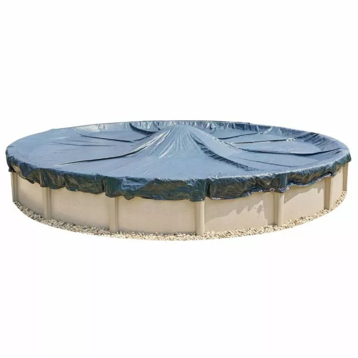4 Year Above Ground Round Economy Winter Cover on Pool and no background 4 Year Above Ground Round Economy Winter Cover on Pool and no background
