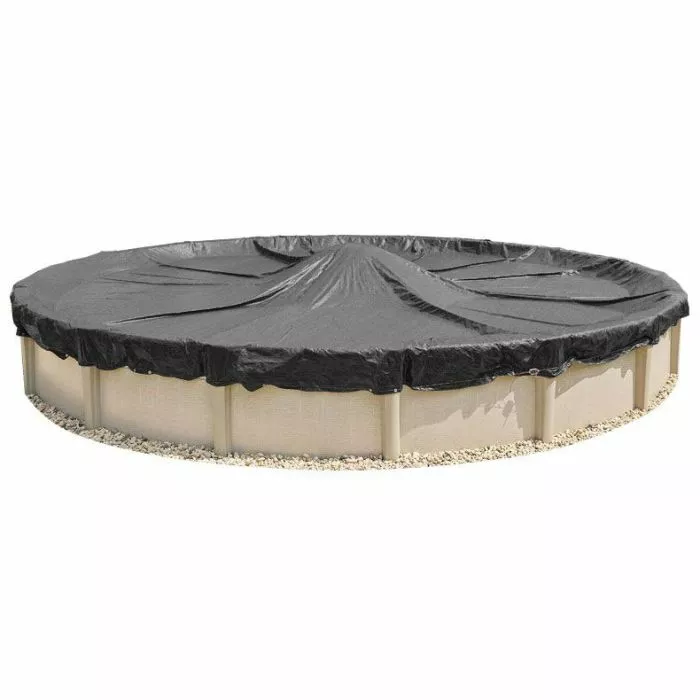 5 Year Above Ground Round Mesh Winter Cover on Pool and no background 5 Year Above Ground Round Mesh Winter Cover on Pool and no background